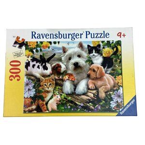 Ravensburger “Happy Animal Buddies” 300 Piece Premium Jigsaw Puzzle For Pet Love